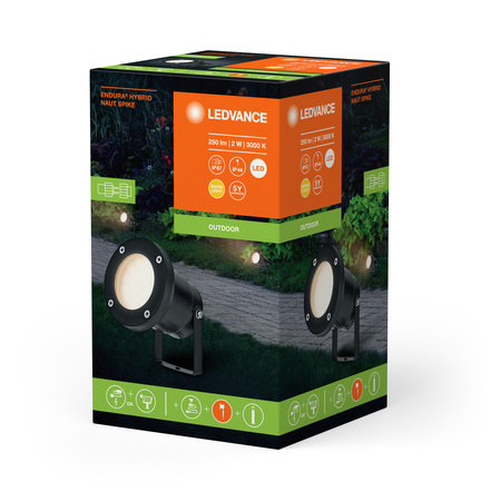 Vonkajšie LED reflektor LED Driving Light 2W 100lm 3000K IP44 Black Endura Ledvance