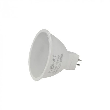 LED žiarovka reflektor MR16 GU5.3 2W 160lm 6500K studená biela 12V Ecolight