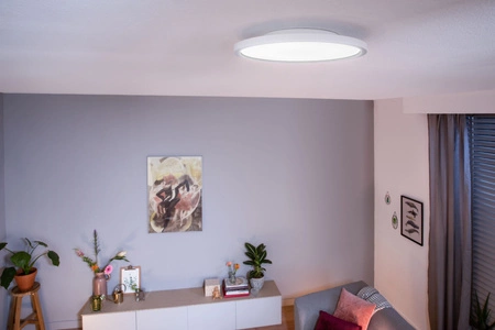 Plafond LED stropné svietidlo na povrchovú montáž 24,5 W 2450 lm IP20 White Ambiance TW White 39,5 cm Smart SMART Zigbee Bluetooth Aurelle Philips HUE