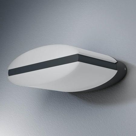 Vonkajšia záhradná lampa LED fasádna nástenná lampa 12,5W 950lm 3000K IP44 Endura Ledvance sivá