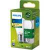 LED žiarovka E27 guľka P45 2,3W = 40W 485lm 210lm/W 2700K teplá biela 300° CLASS A UltraEfficient Philips