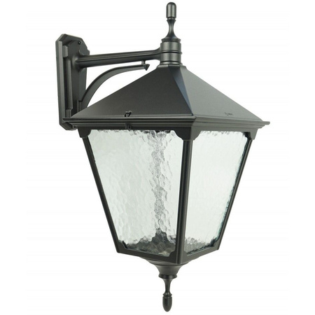 Vonkajšia záhradná lampa fasádna KINKIET LED Retro Square K 3012/1/BD KW E27 Su-Ma