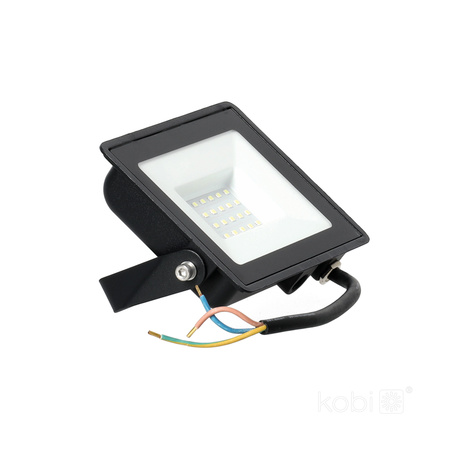 LED reflektor Vonkajšie záhradné 30W 2505lm 6500K Studené 120° IP65 IK05 Čierna MH Kobi