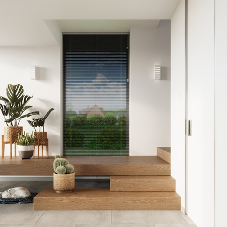 Nástenné svietidlo Nástenné svietidlo E27 Obdĺžnikové biele Moderné Samir Sollux