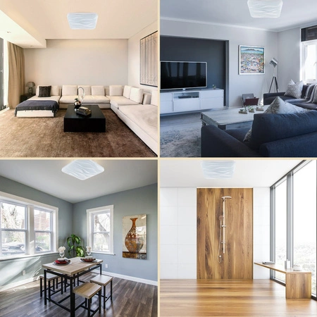 Plafond LED stropné svietidlo na povrchovú montáž 72W 5040lm 3000-6500K CCT 160° stmievateľné Pilot Square White Sand Masterled