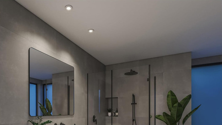 3x zapustené svietidlo LED Hermetic IP44 do kúpeľne 4,2 W 400 lm IP44 White Ambiance TW White Smart SMART Zigbee Bluetooth Adore Philips HUE