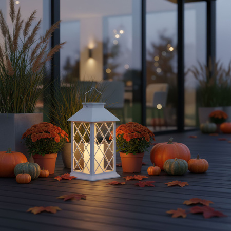 LED solárna záhradná stojaca lampa LIRIO 2 IP44 závesná lampa LUMILED