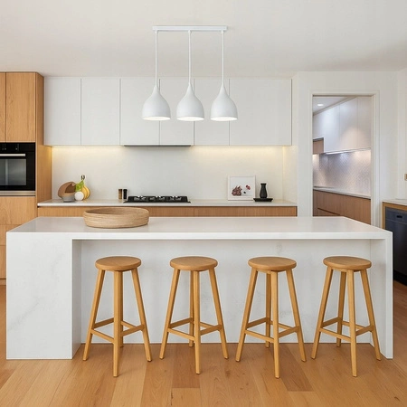 Stropné svietidlo Masterled 3x E27 White Como Pendant Light