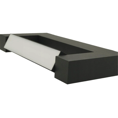 Svietidlo nad zrkadlo LOVIS Nástenné LED svietidlo do kúpeľne 24W 1680lm Čierna neutrálna biela 120cm IP44 360°