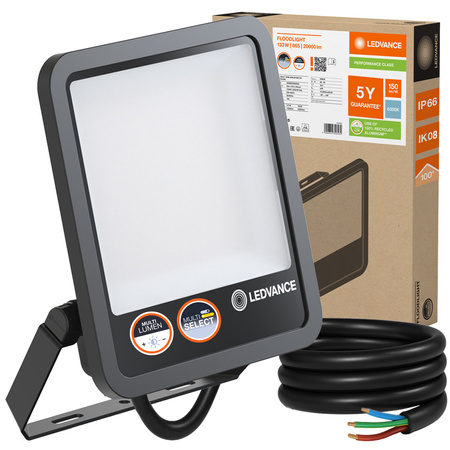 LED reflektor Vonkajšie reflektory 133W 20000lm 6500K IP66 Čierne reflektory Ledvance