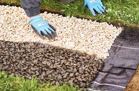 Záhradné obruby trávnika Flexibilné rovné 10 cm x 9 m Grafit CELLFAST