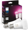 2x LED žiarovka E27 A60 9W = 60W 806lm 2000-6500K CCT + RGB SMART Smart Bluetooth ZigBee White and Color Ambiance Philips HUE