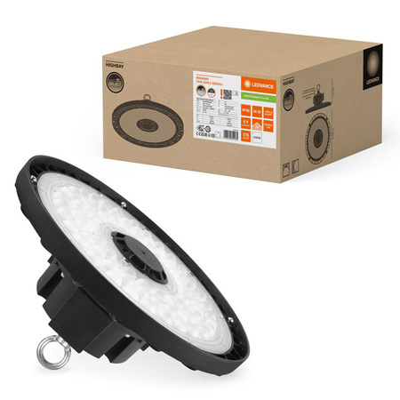 LED priemyselné svietidlo 75W 13200lm 4000K, neutrálna biela stmievateľné čierne IP66 IK10 High Bay Gen 5 Ledvance