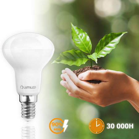 LED žiarovka E14 reflektor R50 6W = 50W 540lm 4000K neutrálna biela 120° LUMILED