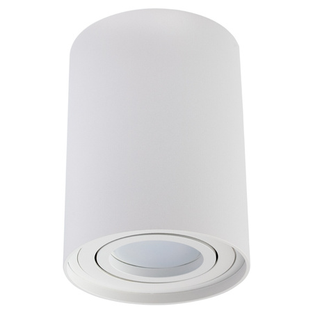 HALOGEN Spot Tube Movable Round White 115mm + LED žiarovka GU10 8W 120° 4000K AMAT-L LUMILED