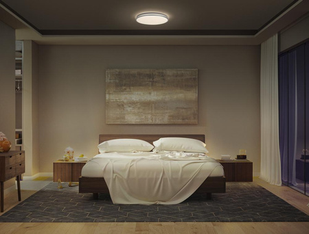 Plafond LED stropné svietidlo 24W 1600lm 3000K, teplá biela Silver 39cm Orbis Ledvance