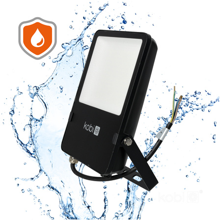 Vonkajšie LED reflektory Garden 50W 6500lm 4000K neutrálna biela 120° IP65 IK06 Black Seul Kobi