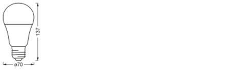 LED žiarovka E27 14W = 100W 1521lm RGBW CCT Stmievateľná SMART+ WiFi Classic Ledvance