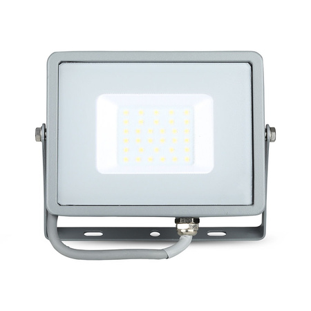 LED reflektor 30W 2400lm 6400K IP65 sivý Samsung Chip VT-30-G V-TAC