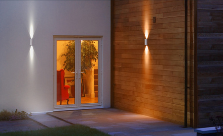 Vonkajšia záhradná lampa LED fasádna nástenná lampa 12W 700lm 3000K IP44 Endura Ledvance White