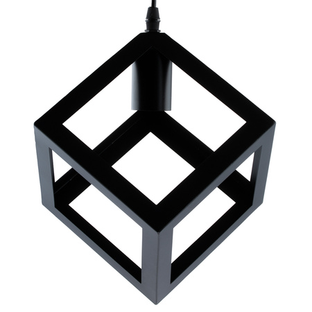 Stropné závesné svietidlo TALUS Geometrická závesná kocka pre LED 3x E27 LUMILED