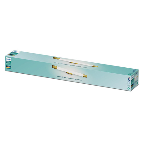 LED 10W 1500lm 2700K 60cm IP44 Copper Rover Philips nad zrkadlom