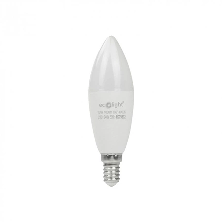 LED žiarovka B37 E14 10W 900lm 4000K neutrálna biela Ecolight