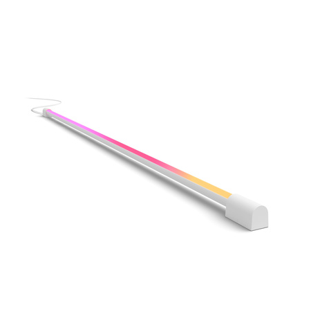 LED lineárna svetelná lišta TUBA 140 cm Gradient 20W 1800lm IP20 Biela a farebná Ambiance RGB + TW White Smart SMART Zigbee Bluetooth Play Tube Philips HUE