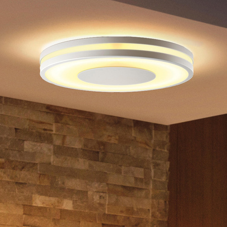 Plafond LED stropné svietidlo na povrchovú montáž 22,5 W 2500 lm IP20 White Ambiance TW White 34,8 cm Smart SMART Zigbee Bluetooth Being Philips HUE