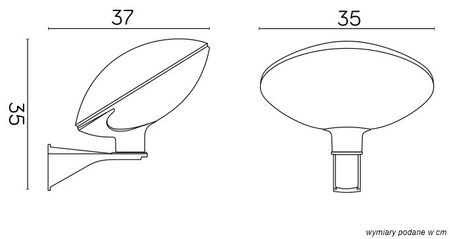 Vonkajšia záhradná lampa fasádna LED nástenná lampa TAO K E27 Su-Ma