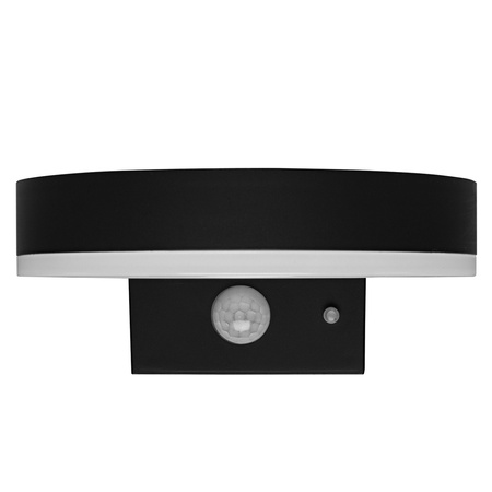 LED 6W 400lm 3000K IP44 čierna so senzorom pohybu a súmraku Endura Ledvance vonkajšie nástenné svietidlo