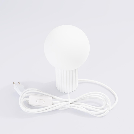 Stolná stolová lampa G9 Round White Modern Matte Halo Sollux