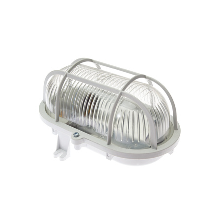 Svietidlo do potrubia Hermetická mriežka E27 Plast IP44 Biela Soma Kobi