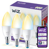 3x LED žiarovka E14 sviečka C37 4,9W = 40W 470lm 2700-6500K TW Smart SMART WiFi Bluetooth App WiZ