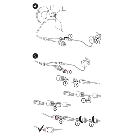 Vonkajšia kamera IP65 Full HD 2Mpx Tuya SMART WIFI Sanico Goldlux