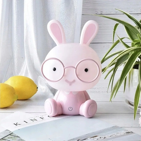 Detské dekoratívne králičie nočné svetlo LED 5W 5000K, studená biela Dimmable Pink Masterled
