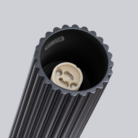 Bodové reflektorové stropné svietidlo Tuba 1x GU10 Black Carbon Deep Space SL.1572 Sollux