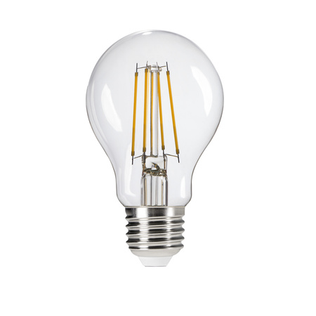 LED žiarovka E27 Edison A60 4,5W = 40W 470lm 4000K neutrálna biela Clear XLED Filament Kanlux