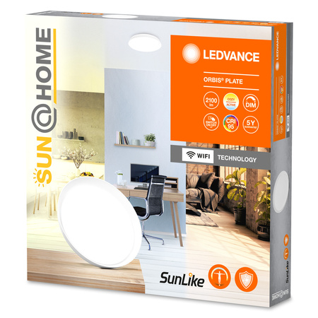 LED povrchový plafón 26W 900lm CCT stmievateľný okrúhly biely SMART+ WiFi Sun@Home Ledvance