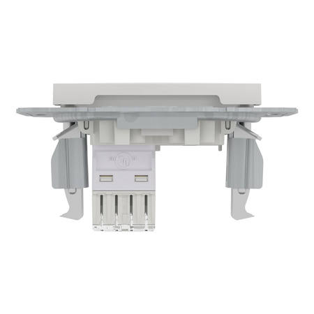 RJ45 cat. 5e UTP počítačová zásuvka bez rámčeka biela SCHNEIDER ASFORA