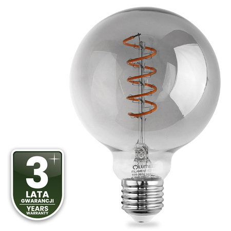 3x LED žiarovka E27 Sphere G95 6W = 50W Dekoratívna 360° LUMILED