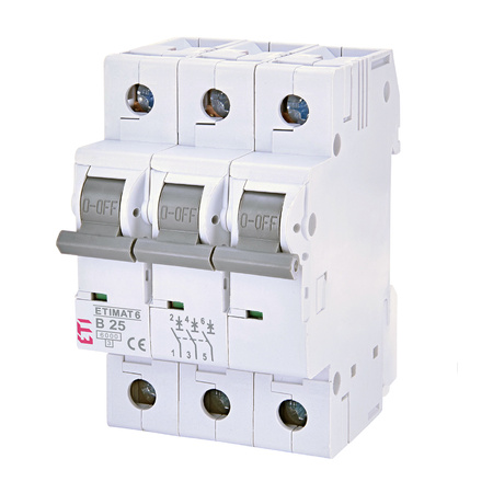 Nadprúdový istič ETIMAT 6 1P C16A 6kA AC