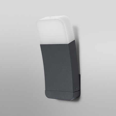 Vonkajšia záhradná LED lampa Vonkajšia nástenná lampa 10W 550lm 3000K, teplá biela RGBW Stmievateľné IP44 Grey SMART+ WiFi Curve Ledvance