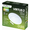 Plafond LED povrchové svetlo VIRTUS2 48W IP44 CCT White Round 38cm + LUMILED PILOT