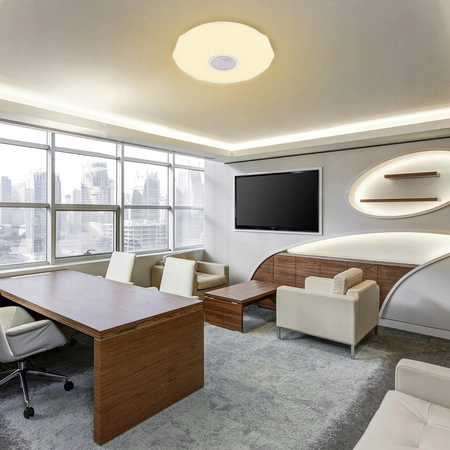 Plafond LED stropné svietidlo 24W 1680lm 3000-6500K CCT 160° stmievateľné Pilot Round White Diami Masterled