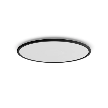 Záhradná lampa LED Plafon 15W 1300lm 2700K IP54 SceneSwitch Black SuperSlim Philips