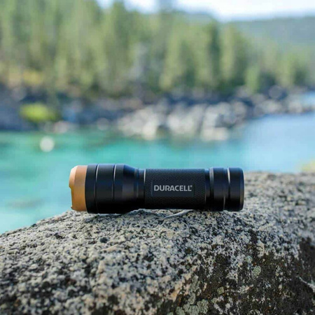 Hliníková LED ručná taktická baterka 3xAA 250lm DURACELL