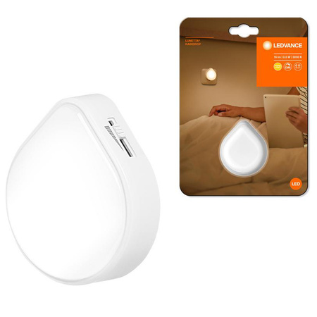 Orientačné nočné svetlo LED pre zásuvku 0,5 W 15 lm 3000K teplá biela stmievateľné so súmrakovým senzorom Biela Lunetta Ledvance