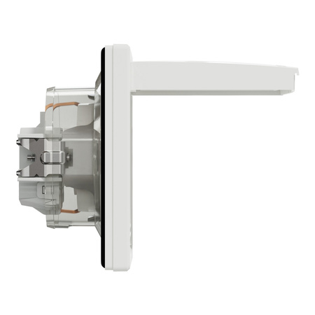 Jednoduchá zásuvka s rámom IP44 Jednoduchá zásuvka s klapkou SCHNEIDER ASFORA