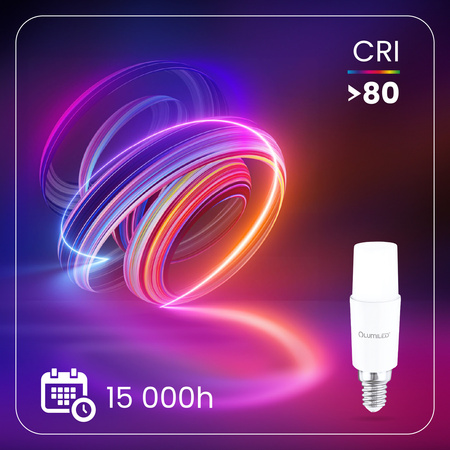 LED žiarovka E14 Tubular T37 10W = 75W 1055lm 4000K neutrálna biela 200° LUMILED